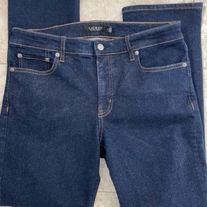 Ralph Lauren Mid-Rise Straight Leg Jeans